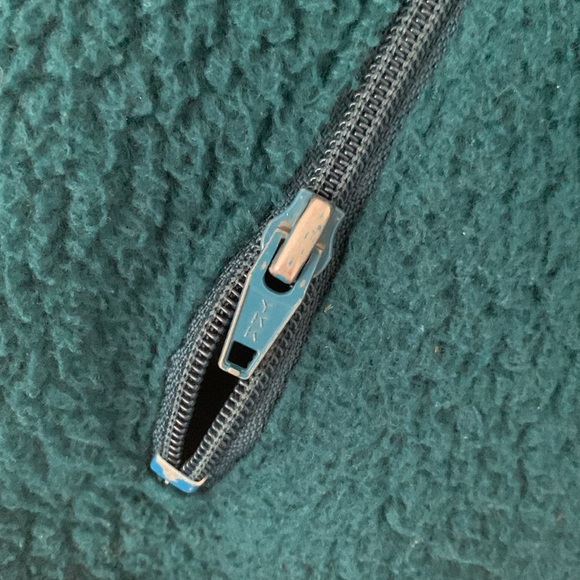 VTG LL BEAN High Pile Fleece Zip Up Jacket made in USA medium small large men - Picture 7 of 10